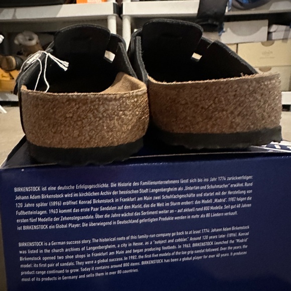 Birkenstock Boston oiled leather clogs/mules black EU 46 US men 13-13.5 regular - Picture 5 of 7